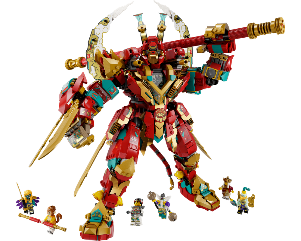 LEGO Set 80045-1 Monkey King Ultra Mech (2023 Monkie Kid) | Rebrickable ...