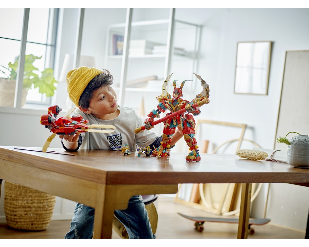 LEGO Set 80045-1 Monkey King Ultra Mech (2023 Monkie Kid) | Rebrickable ...