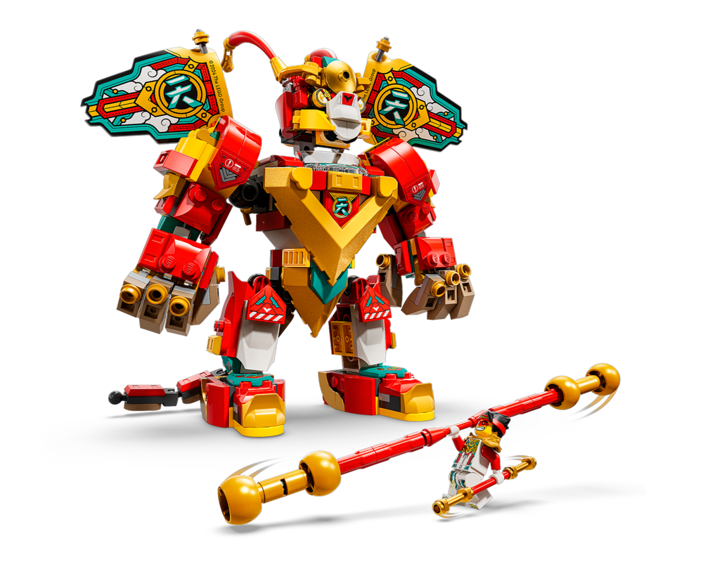 LEGO Set 80051-1 Monkie Kid's Mini Mech (2024 Monkie Kid) | Rebrickable ...