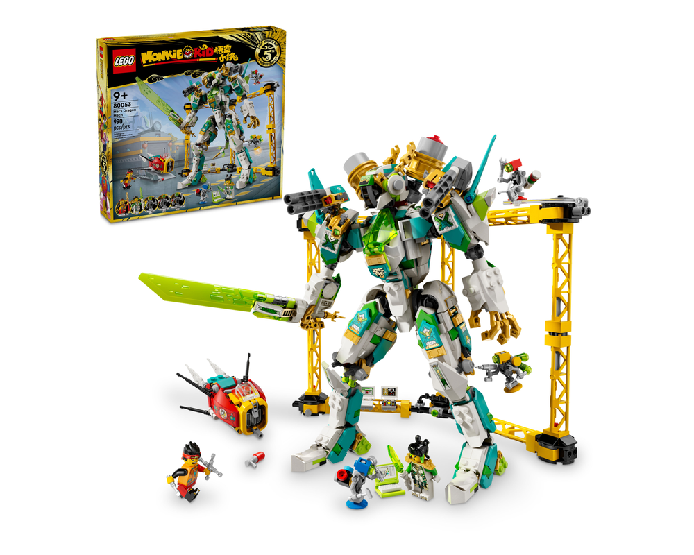 LEGO Set 80053-1 Mei's Dragon Mech (2024 Monkie Kid) | Rebrickable
