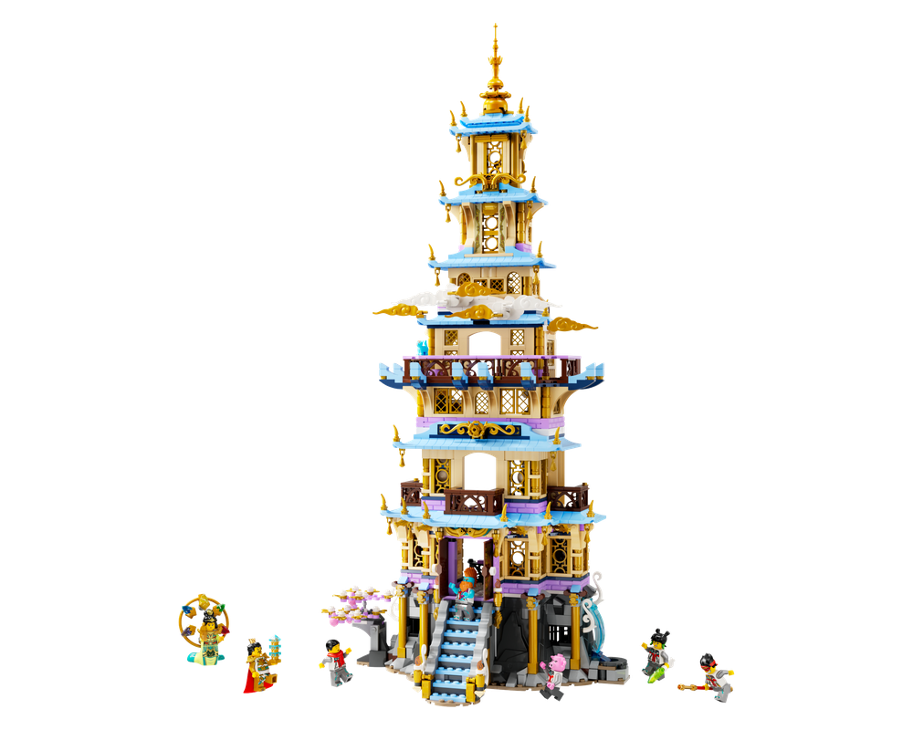 英智中心セット LEGO Set 80058-1 Celestial Pagoda (2024 Monkie Kid) | Rebrickable