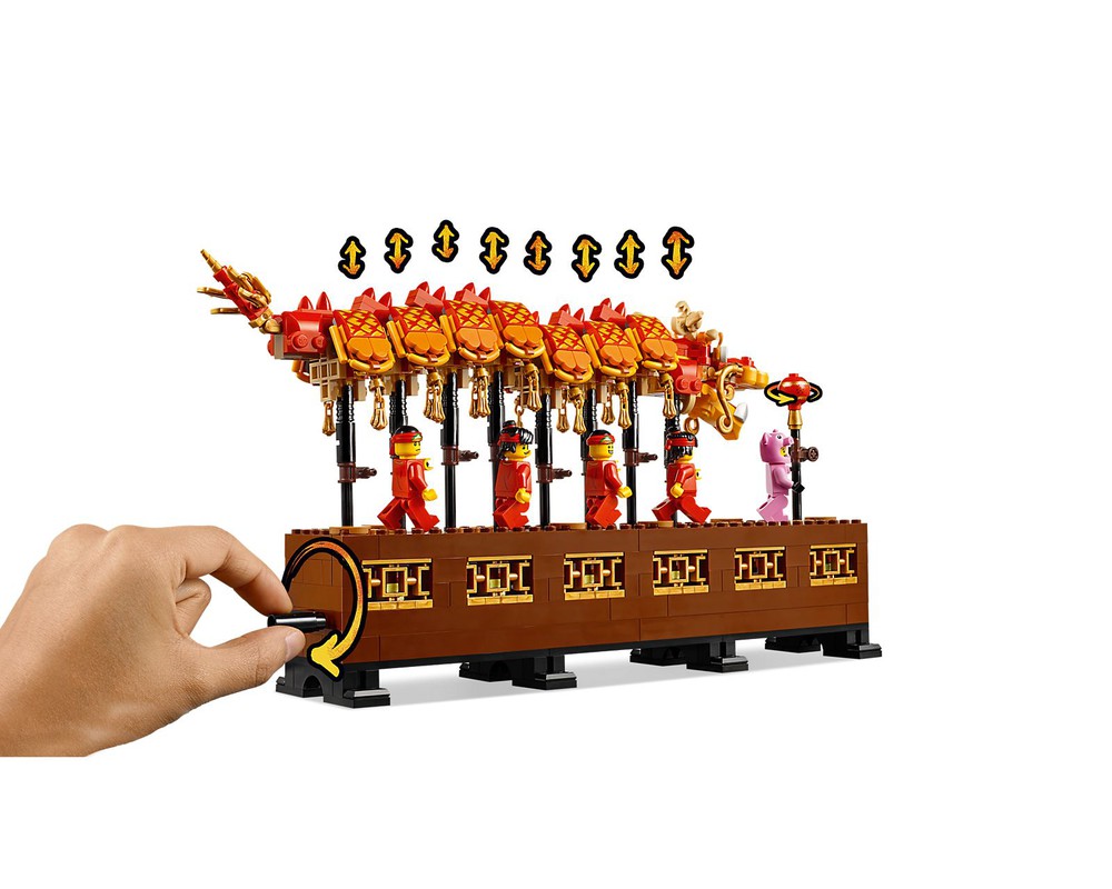 LEGO Set 80102-1 Dragon Dance (2019 Chinese Traditional Festivals