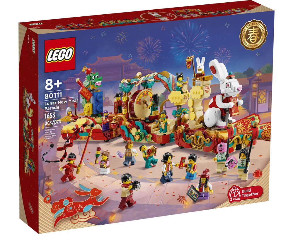 LEGO Set 80111-1 Lunar New Year Parade (2022 Chinese Traditional