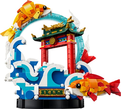Prosperity Carp Leaping
