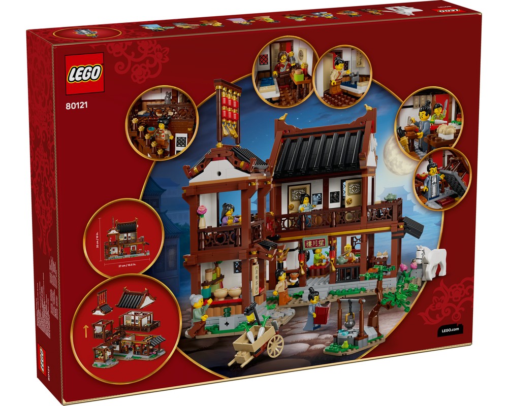 LEGO Set 80121-1 Ancient Moon-Gazing Inn (2026 Chinese Traditional ...