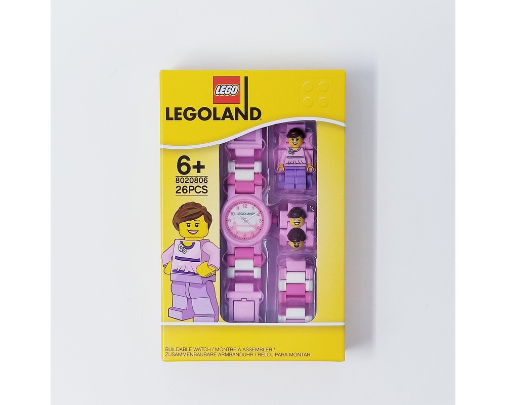 LEGO Set 8020806 1 LEGOLAND Buildable Watch Female 2018 Gear Clocks and Watches Rebrickable Build with LEGO