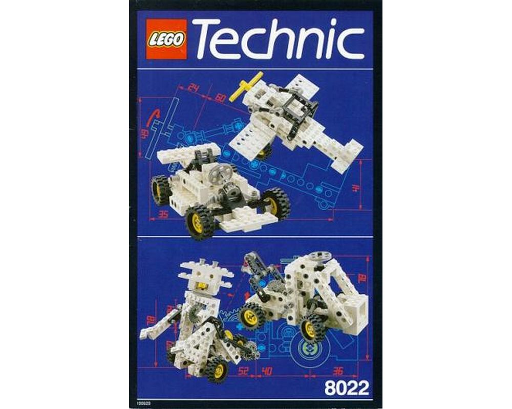 LEGO Set 8022-1 TECHNIC Starter Set (1993 Technic Universal Building Set) | Rebrickable - with LEGO