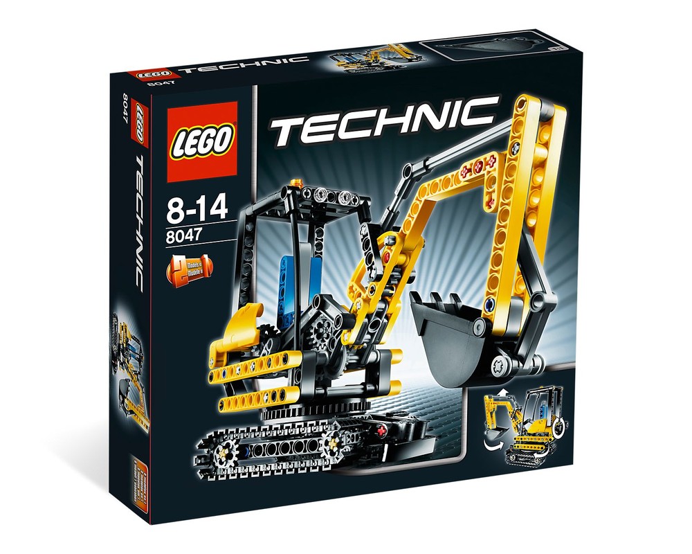 LEGO Set 8047-1 Compact Excavator (2010 Technic) | Rebrickable