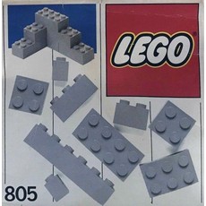 Extra Bricks Gray (set 805-1)