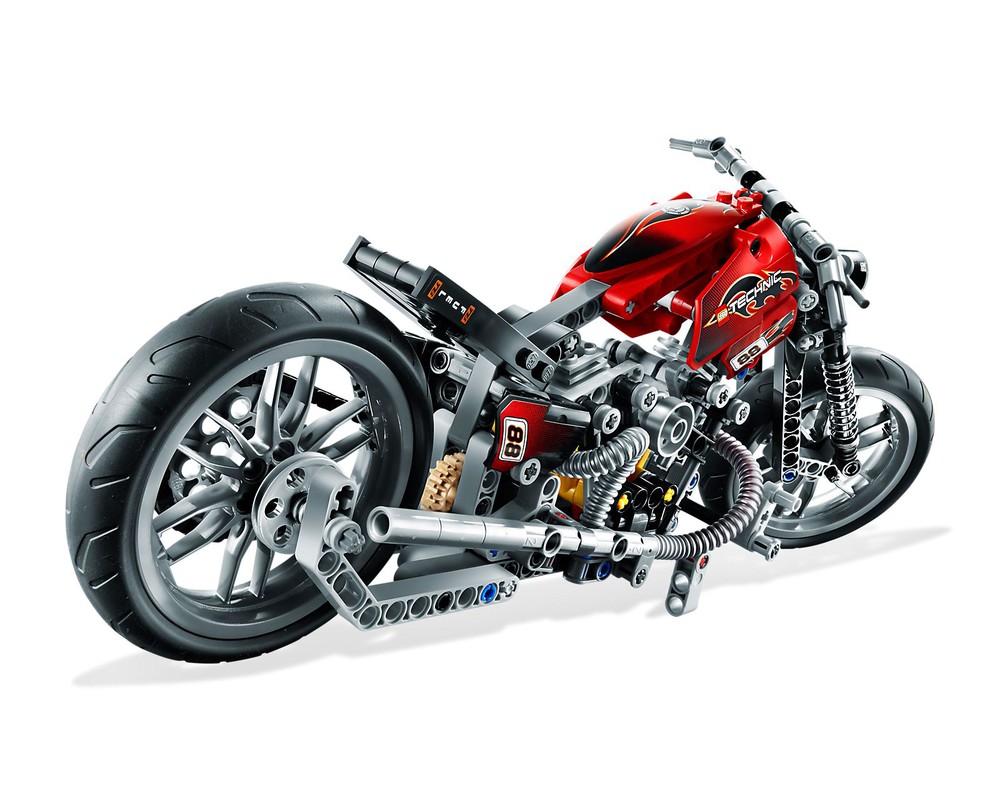 LEGO Set 8051-1 Motorbike (2010 Technic) | Rebrickable - Build