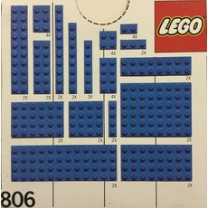Extra Plates Blue (set 806-1)