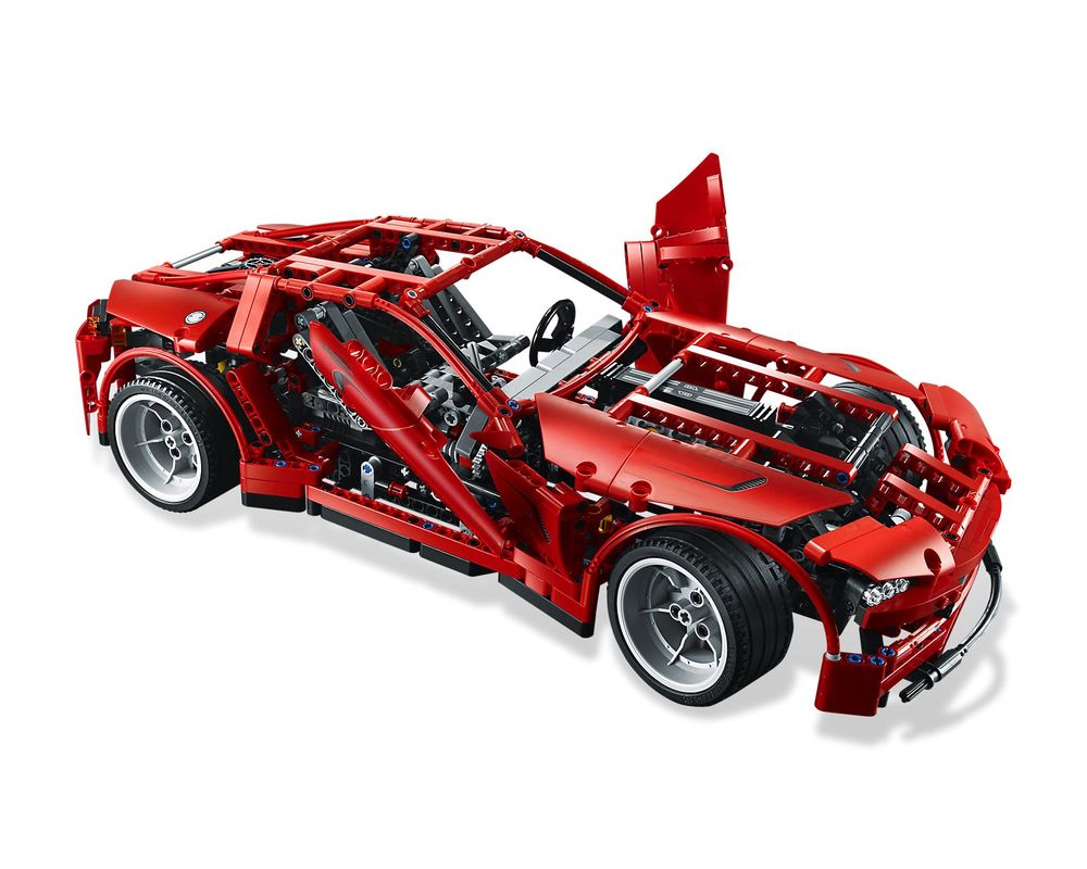 Set 8070-1 Supercar (2011 Technic) | Rebrickable - with LEGO