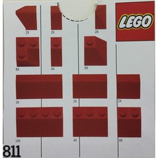 Red Roof Bricks, Steep Pitch (set 811-1)