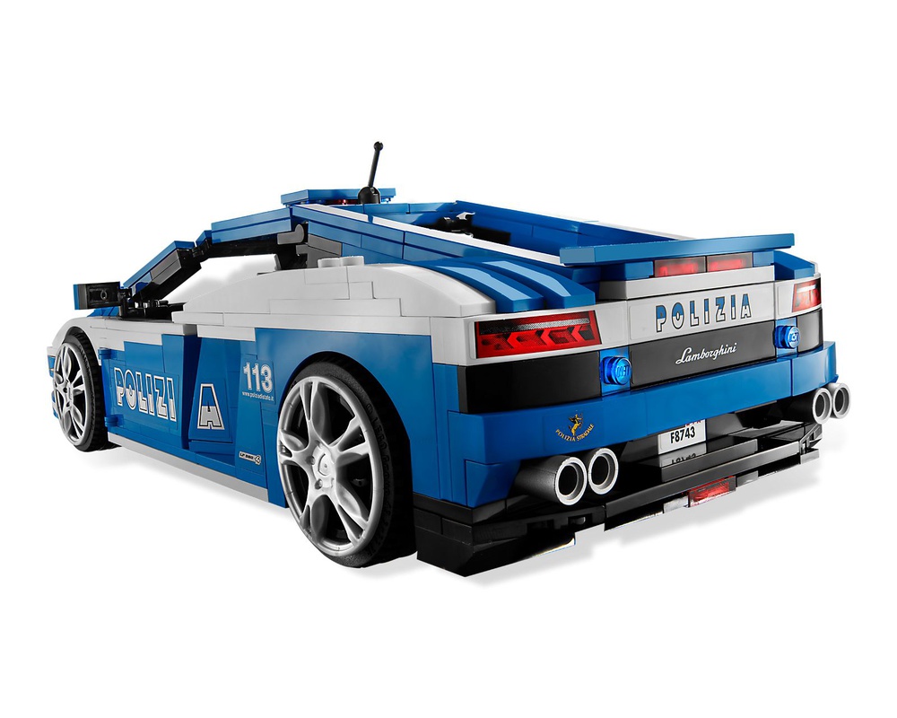 LEGO Set 8214-1 Gallardo LP 560-4 Polizia (2010 Racers) | Rebrickable ...