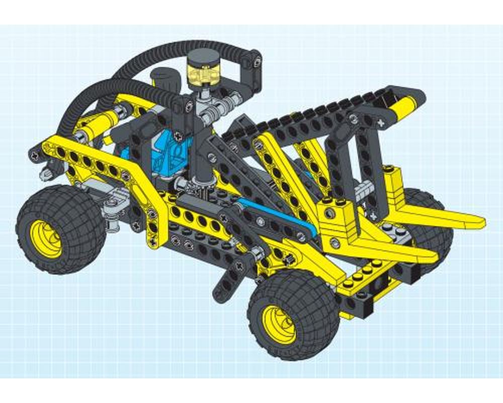 LEGO Set 8248-1-b1 Telehandler (1998 Technic) | Rebrickable - Build