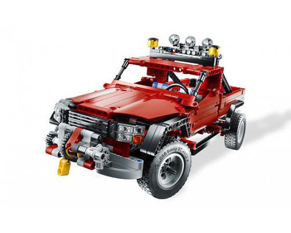 LEGO Set 8258-1-b1-s1 Crane Truck - B-Model - Wrecker (2009 Technic) - Build with LEGO