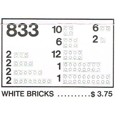 Parts Pack, White Bricks