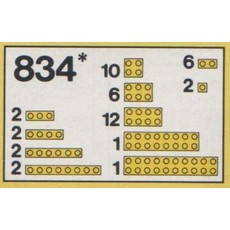 Parts Pack, Yellow Bricks (set 834-1)