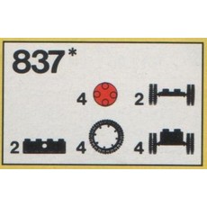 Wheels and Tires Parts Pack (set 837-1)