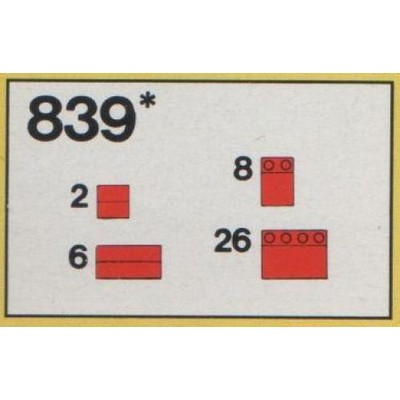 Red Roof Bricks Parts Pack, 33 Degree