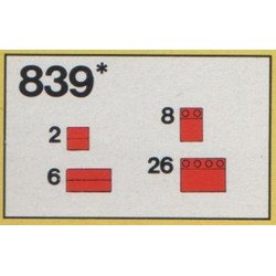 Red Roof Bricks Parts Pack, 33 Degree