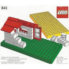 Baseplates, Green and Yellow (set 841-1)