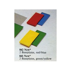Baseplates, Red and Blue