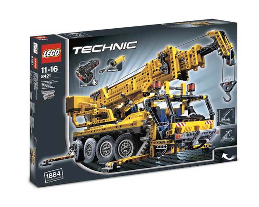 LEGO Set 8421-1 Mobile Crane (2005 Technic) | Rebrickable - with LEGO