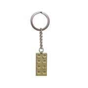 Chrome Gold Brick Key Chain