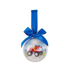 Fire Truck Holiday Bauble