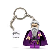 Dumbledore Key Chain with 2 x 2 Tile with Harry Potter Logo