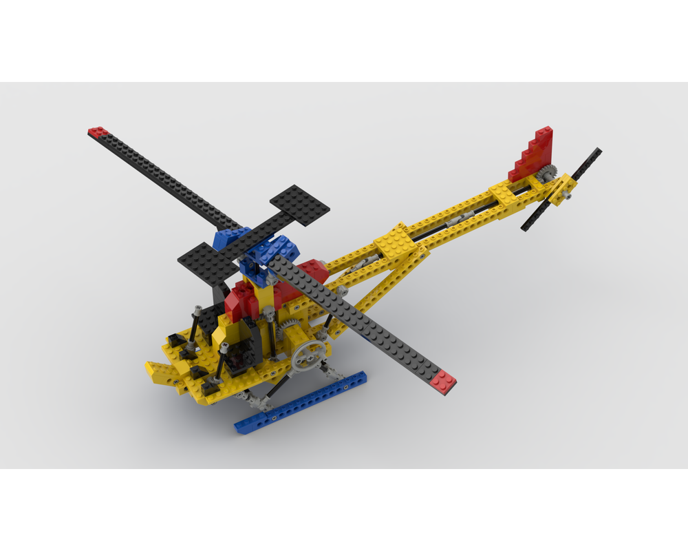 klima lustre kolbøtte LEGO Set 852-1-b1 Reconnaisance Helicopter (1977 Technic) | Rebrickable -  Build with LEGO
