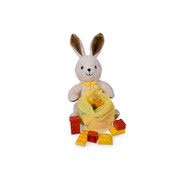 Plush Bunny with Bricks
