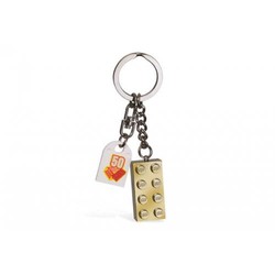 Chrome Gold Brick Key Chain