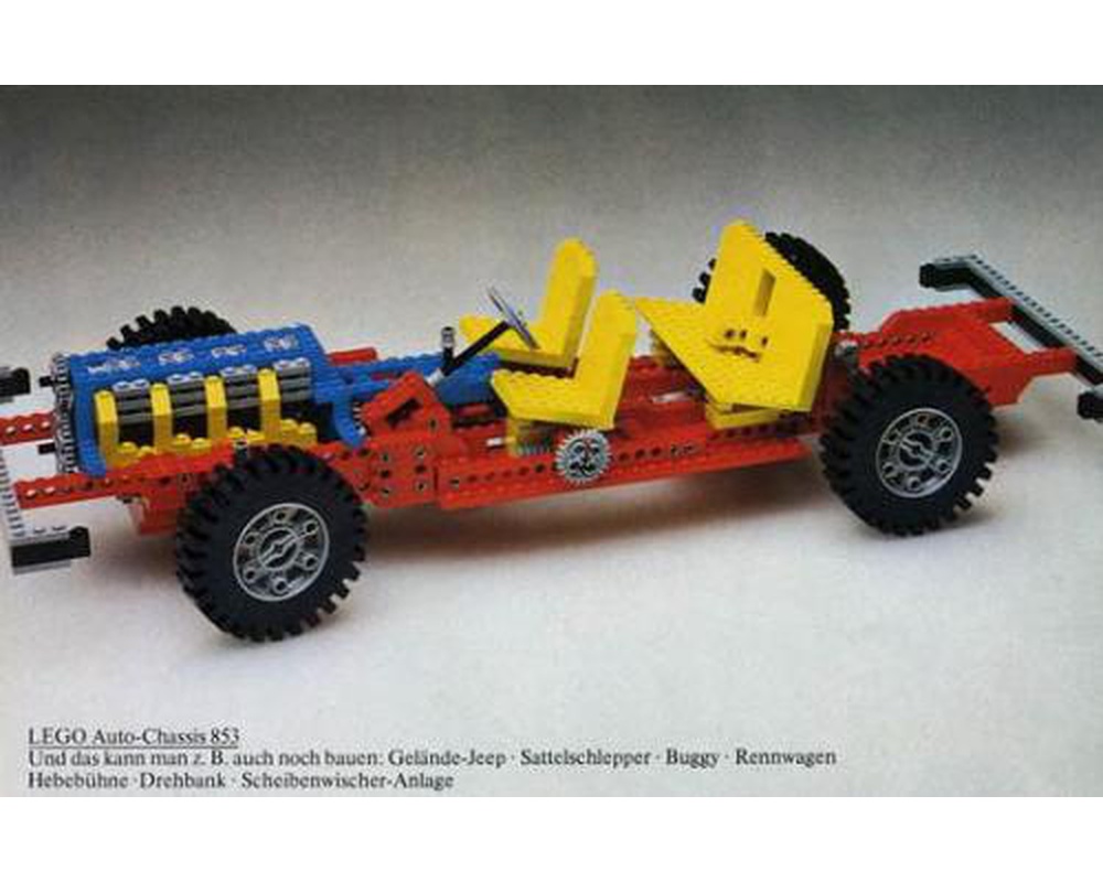 vene rytme Amazon Jungle LEGO Set 853-1 Auto Chassis (1977 Technic > Expert Builder) | Rebrickable -  Build with LEGO