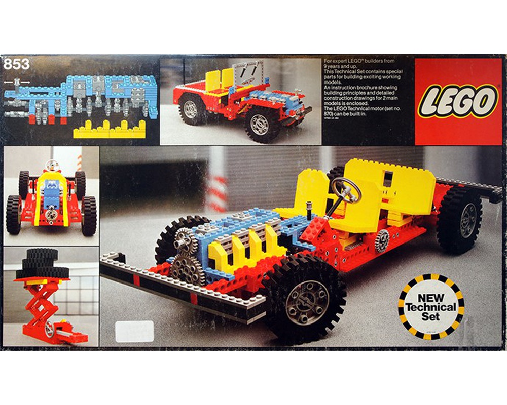 vene rytme Amazon Jungle LEGO Set 853-1 Auto Chassis (1977 Technic > Expert Builder) | Rebrickable -  Build with LEGO
