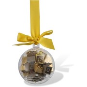 Holiday Ornament with Gold Bricks