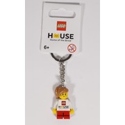 LEGO House Girl Key Chain