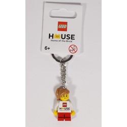 LEGO House Girl Key Chain