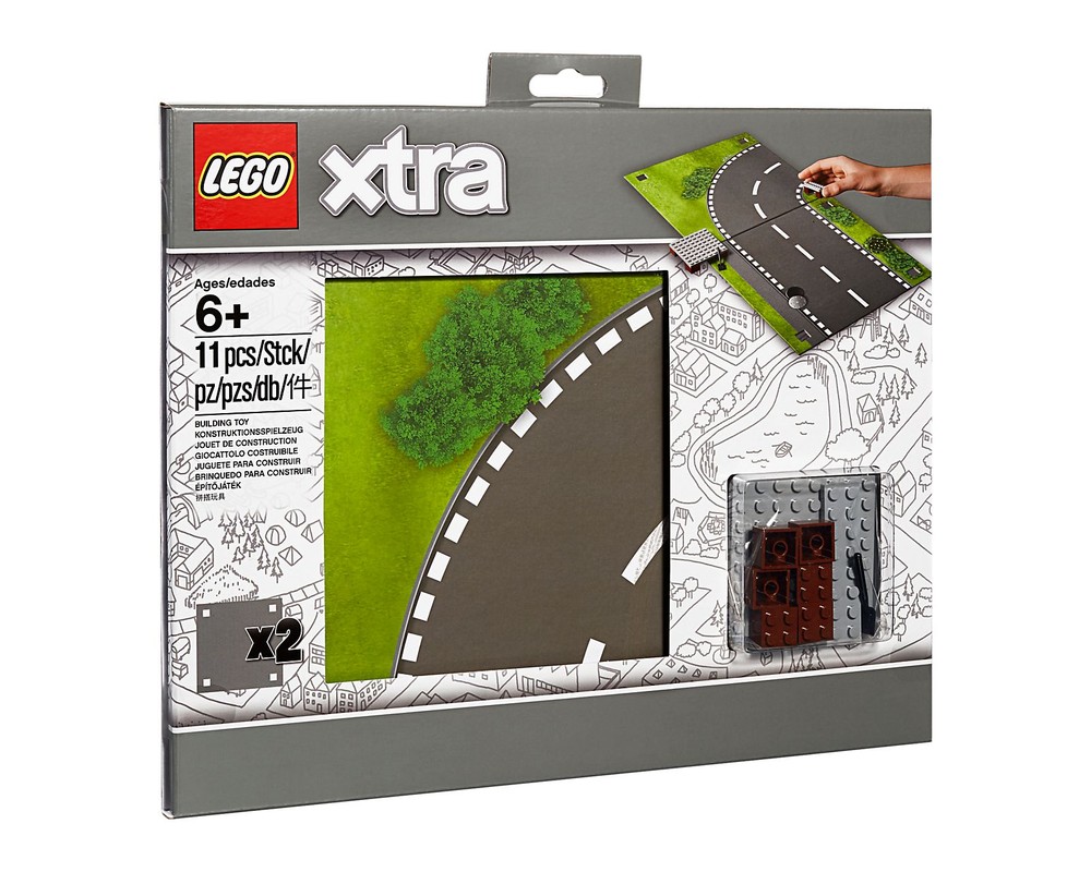 LEGO Set 8538401 Road Playmat (2018 Xtra) Rebrickable Build with LEGO