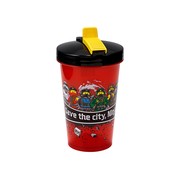 Ninjago Tumbler with Straw (Black Lid)