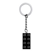 Chrome Black Brick Key Chain