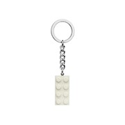 Pearl White Brick Key Chain