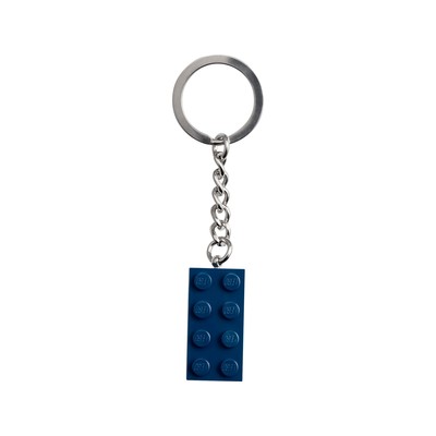 Dark Blue Brick Key Chain