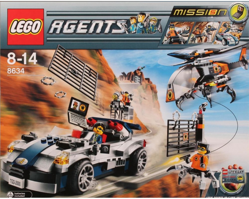 Lego Set 8634 1 Mission 5 Turbocar Chase 2008 Agents Rebrickable