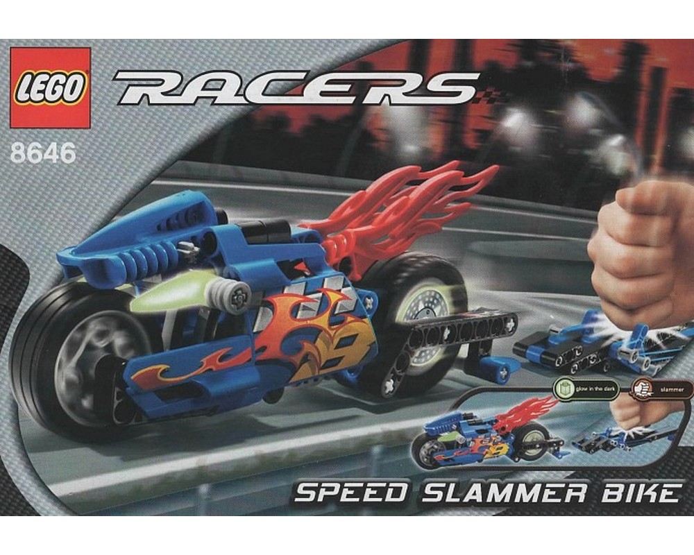 LEGO Set 8646-1 Speed Slammer Bike (2005 Racers) | Rebrickable