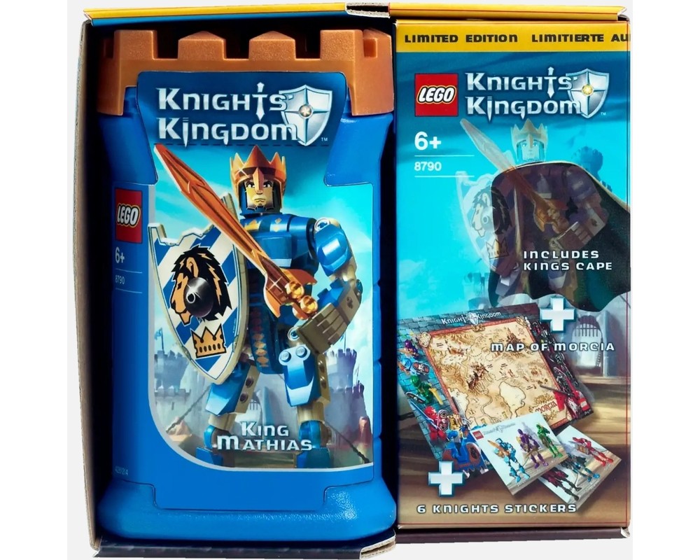 LEGO Set 8790-1 King Mathias (Series 1) Limited Edition with Map