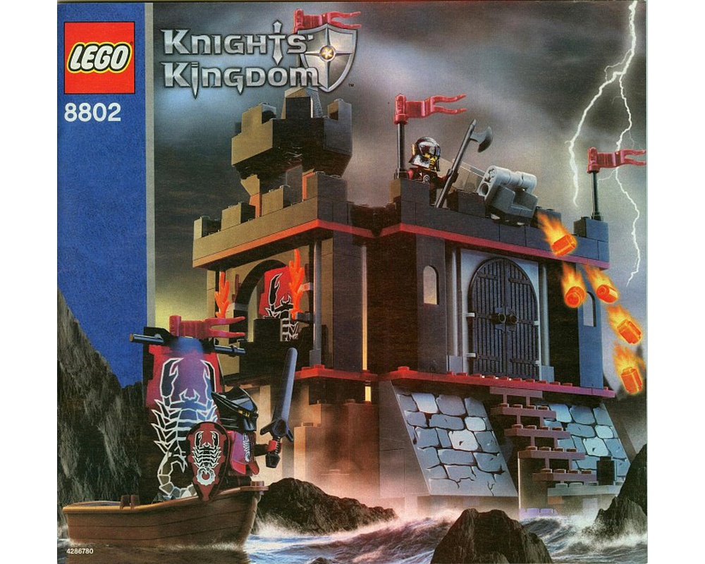 Størrelse Landskab Normal LEGO Set 8802-1 Dark Fortress Landing (2005 Castle > Knights Kingdom II) |  Rebrickable - Build with LEGO
