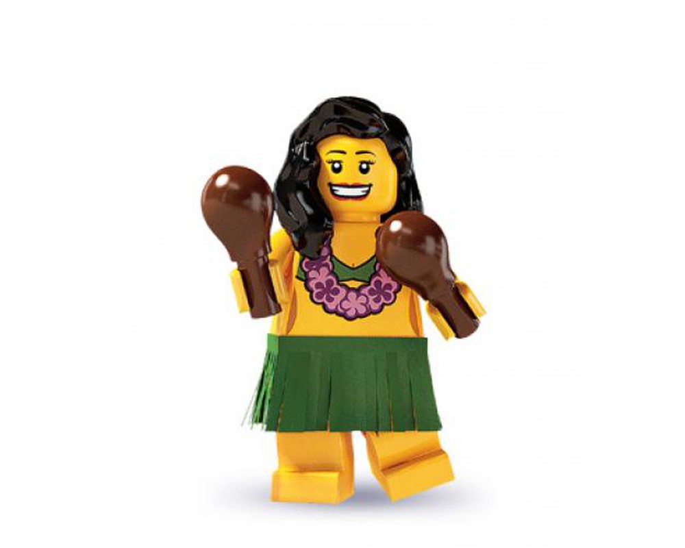 LEGO Set 8803-14 Hula Dancer (2011 Collectible Minifigures