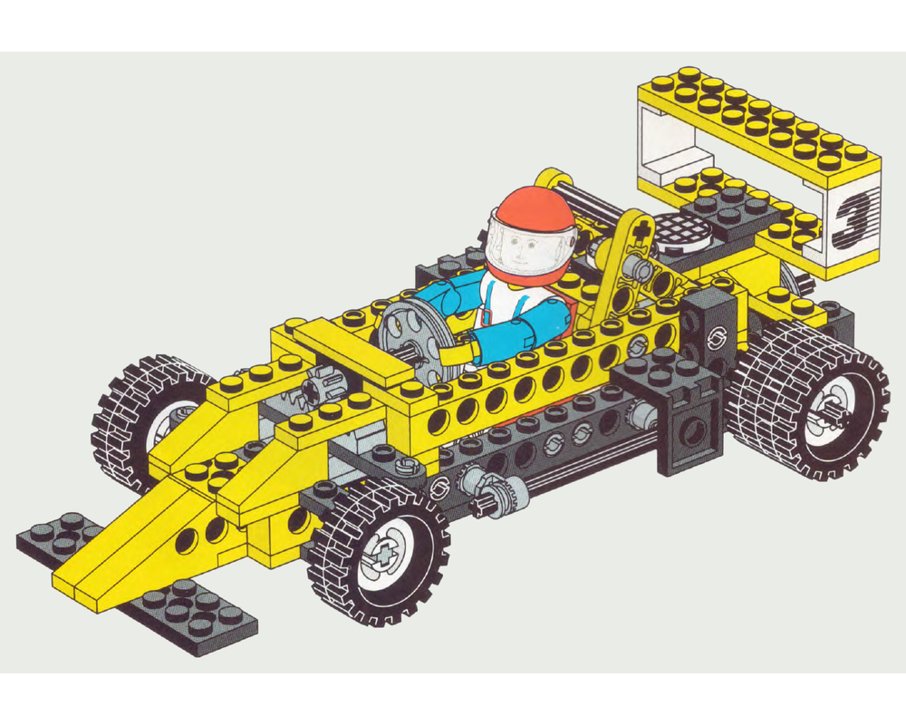 Grund Tog Erklæring LEGO Set 8830-1-b1 Race Car (1990 Technic) | Rebrickable - Build with LEGO